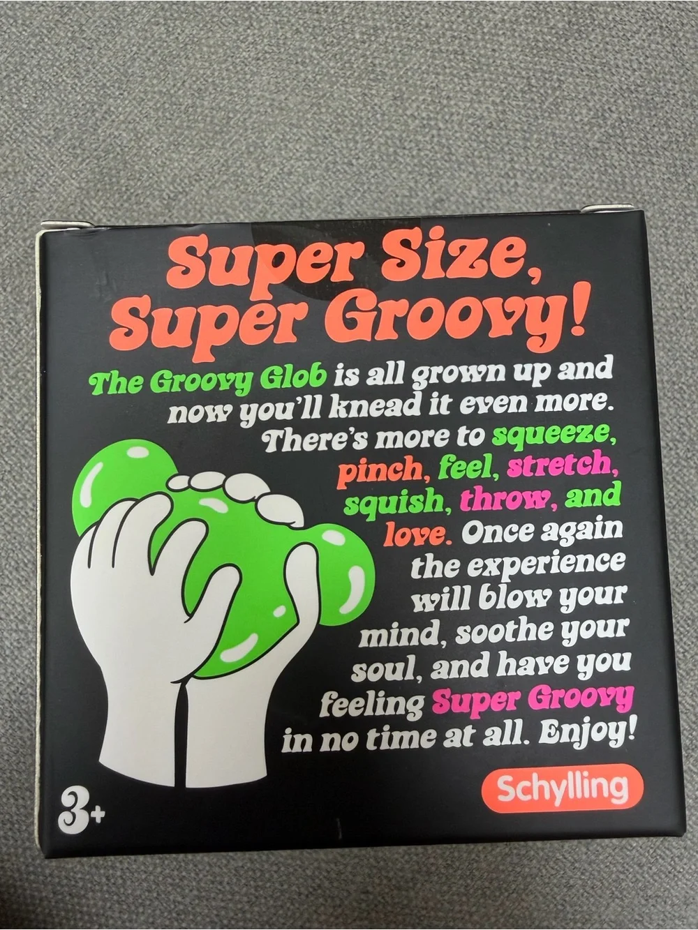 Super NeeDoh the groove glob- green